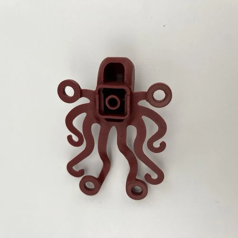 Lego Dark Red Octopus Minfigure 60090 60095 60165 60167 Retired CMF Lot Rare HTF